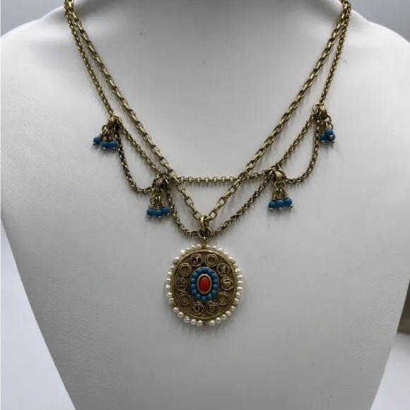 JUICY COUTURE Barefoot In The Colony Double Strand Layered Semiprecious
Necklace - Picture 2 of 10